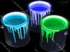 Fluoreszierende, leuchtzeige, unsichtbare Farben. G #252;nstige Bedingungen f #2