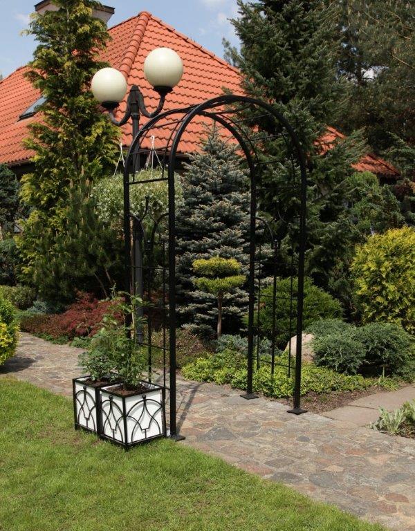 Metall Rosenbogen BREMEN Pergola Massiv Gartenbogen Rozenboog Gazebo in