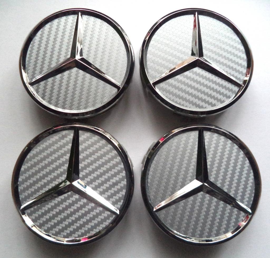 Carbon Nabenkappen 4 Stück 68mm - Für Felgen Mit 64,5-65mm Loch