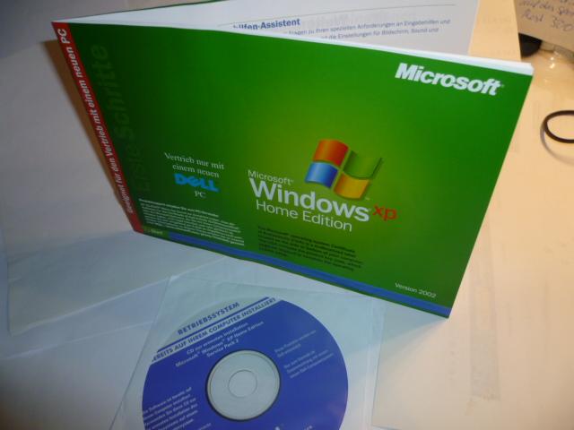 Dell Win XP Home Edition Original Version 2002 Nr 24 in Lichtenau ...