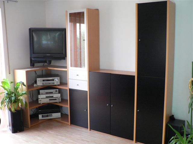 Kleinanzeigen wohnzimmerschrank, anbauwand Wohnzimmerschrank schwarz