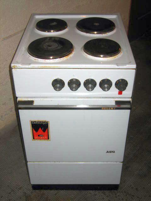 Herd AEG Regent Platten und Backofen extra schmal 50cm in freiburg ...