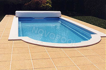 GFK Schwimmbecken 20m 55m fertig Pool Einbaubecken LED Lampe ... GFK Schwimmbecken 20m 55m fertig Pool Einbaubecken LED Lampe ...