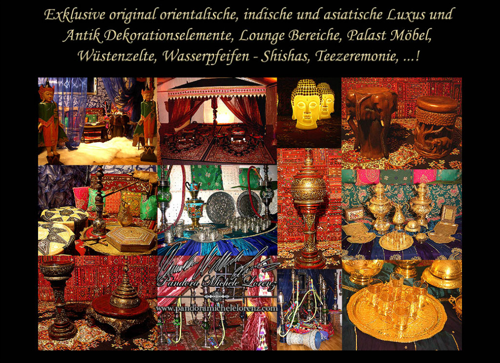 Orientalische indische asiatische antike Dekorationen