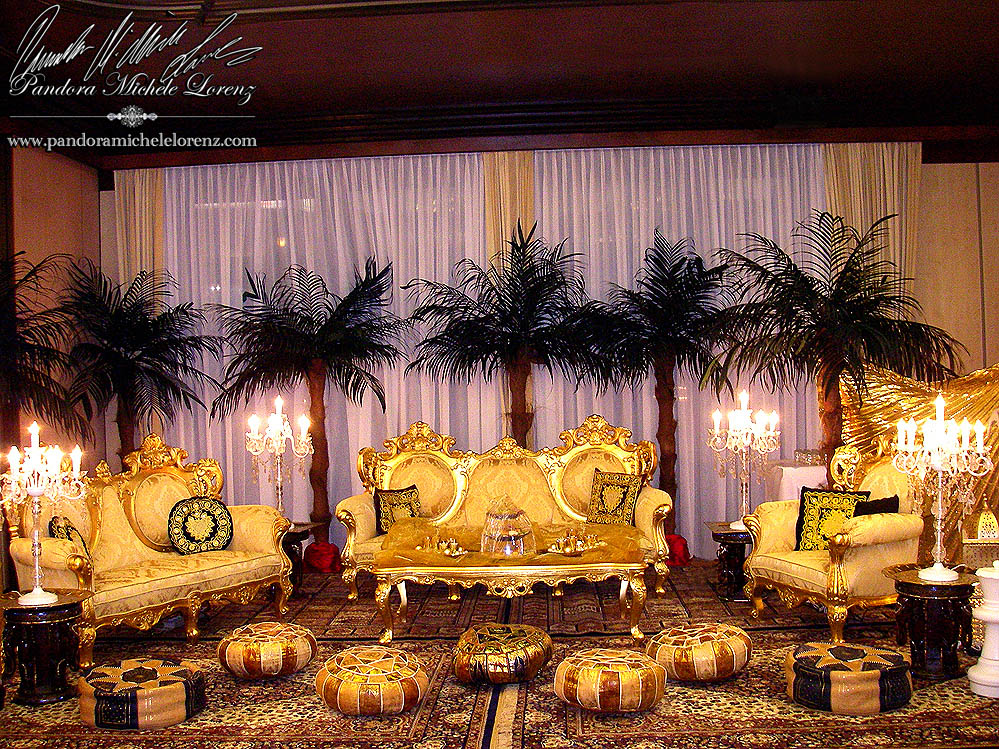 Exklusive orientalische indische asiatische antike Luxus