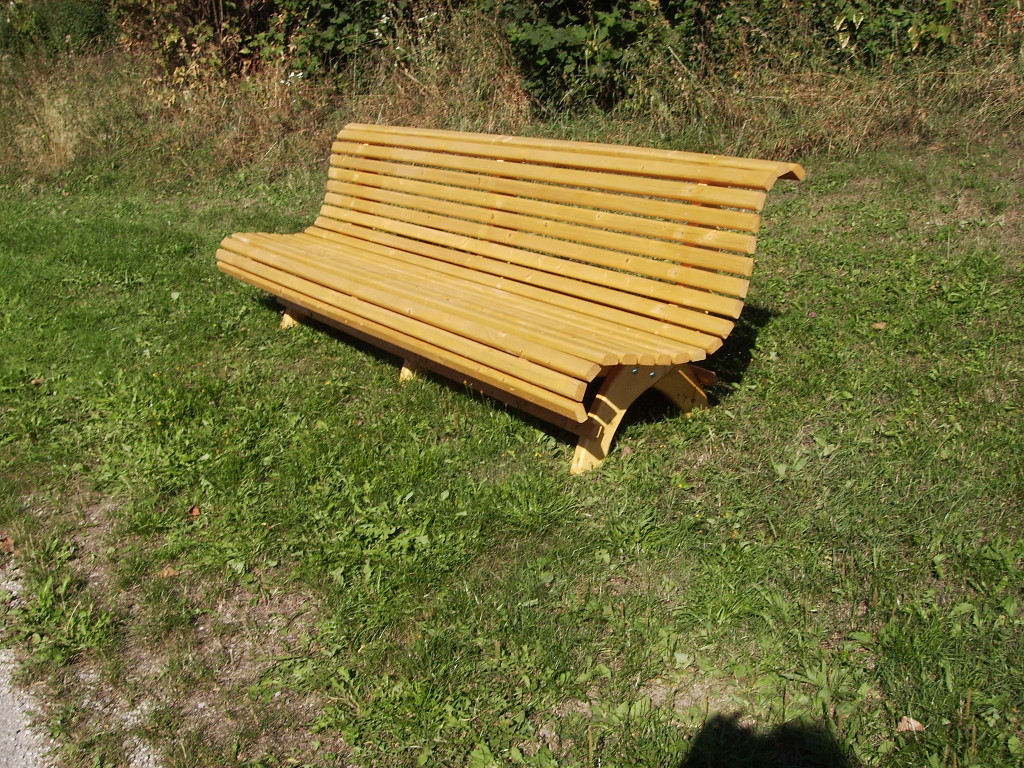 Hausbank Gartenbank Fichte massiv fertig lasiert in tyrlaching