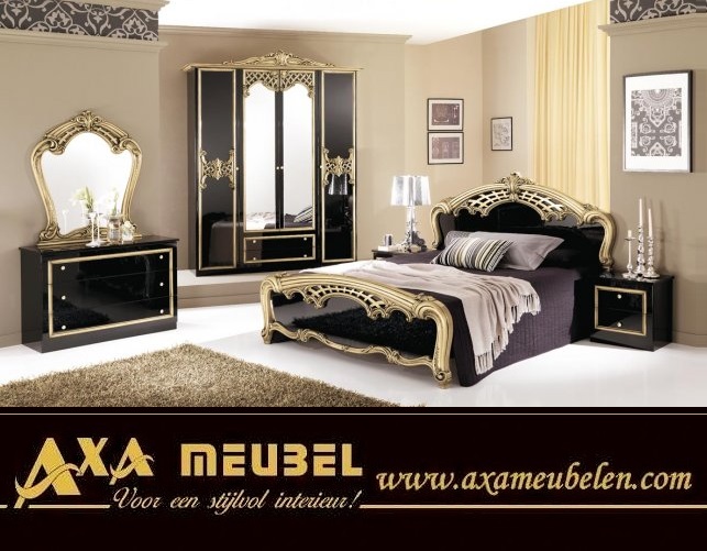 Schlafzimmer komplett schwarz hochglanz günstig kaufen axa möbel ...