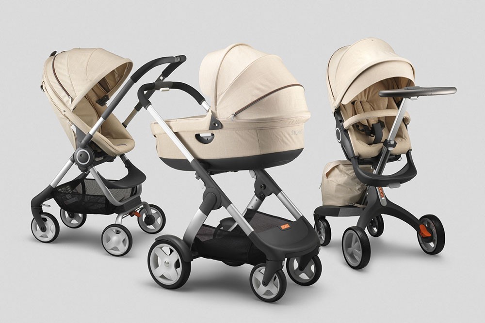 kinderwagen stokke 3 in 1