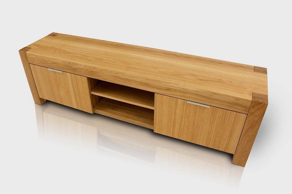 TV BANK RTV SCHRANK KOMMODEN EICHENHOLZ EICHENSCHRANK MASSIVHOLZ