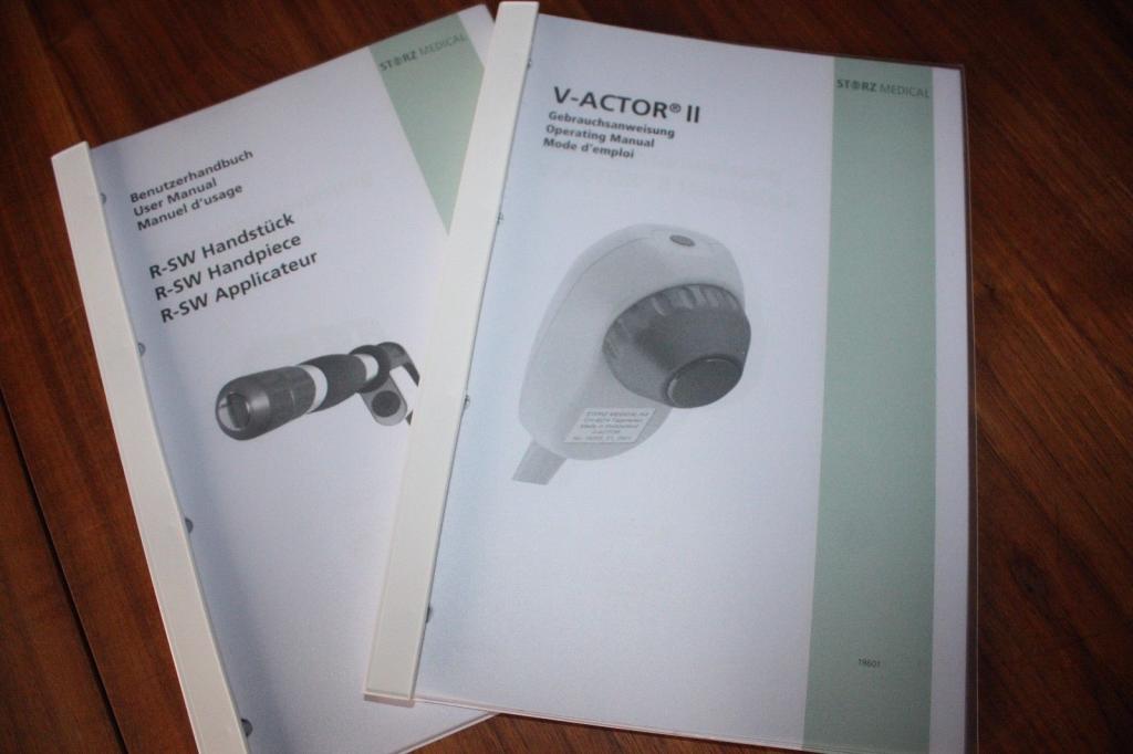 Storz Medical Operating Manual