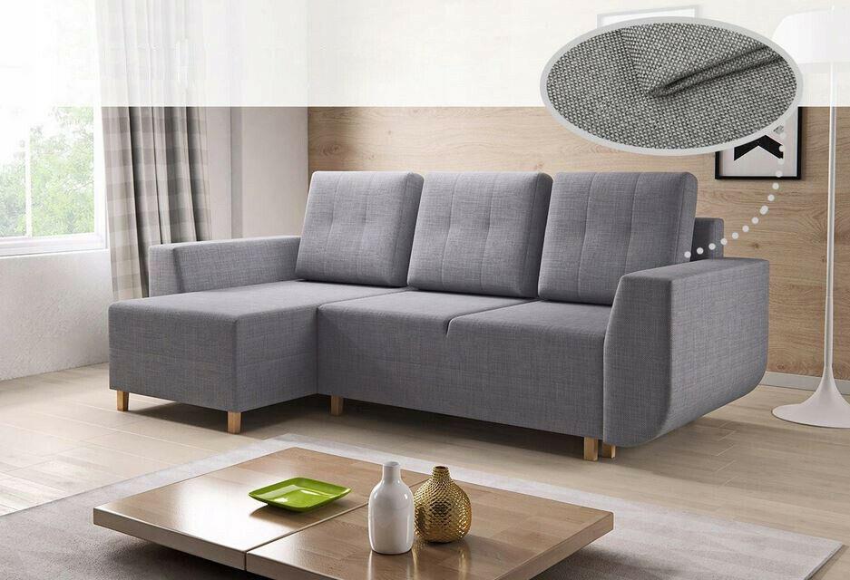 Couch Sofa Ecksofa Malibu im skandinavischen Stil Wohnzimmer