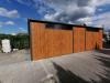 Blechgarage Garage Einzelgarage Metallgarage,  10x6 m Blech verzinkt Stahl
