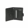 NEU *** VENTURINI MILANO GELDBÖRSE SCHWARZ ECHTES LEDER