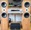 Yahmaha RX-V440RDS 6.1 Heimkino AV Receiver mit 2 x CAT MBC 313B 3-Wege Bassrefl