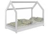 KINDERBETT HAUSBETT 160x80 WEISS D2 mit Lattenrost
