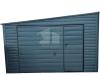Blechgarage 4x6m Metallgarage Fertiggarage Lagerhalle GP252