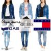 Damen Herren DENIM JACKEN,  HEMDEN,  JEANS Pepe Jeans Guess Tommy H