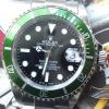 Rolex Submariner mit grüner Lünette,  ETA Werk