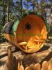 Campingfass,  Schlaffass,  Fasssauna,  Saunafass,  Gartensauna,  Außensauna,  Saunapod
