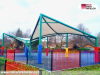 Pavillon 5x5 Überdachung Pagodenzelt Pvc Schule Universität Campus