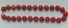 Korallenkette im klassischen rot - Design