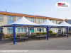 Pavillon 4x5 Überdachung Pagodenzelt Pvc Terrassendach Pergola Terrasse Restaura