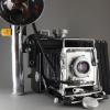 Graflex 4x5 Krone Grafikkamera 127 mm 4,  7 Ektar Objektiv Heiland Synchron BLITZ