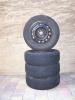 Verkaufe 4 Winterkompletträder M+S 185/ 60 R 14 82T,  5 1/ 2 Jx14H