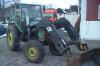 Belarus MTS 552 Allrad mit Quicke Frontlader und Schaufel