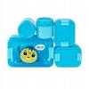 LUNCH BOX Blau Bill Set für Schule Lunchbox Lunchboxen Snackboxen Snackbox