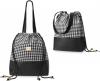 Praktische Damentasche Beutel - Tasche Einkaufstasche mit Hahnentritt - Muster R