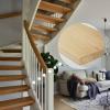 HOLZTREPPENSTUFEN EICHENHOLZ TREPPEN HOLZSTUFEN MASSIVHOLZ LACKIERT 85x28x4cm