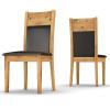 2 x Stühle geölt Holzstuhl Esszimmerstuhl Küchenstuhl Eiche