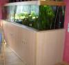 Aquarium mit Buche-Schrank und Zubehör,  ca. 1.600 Liter