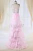 Perlen  Außen Mitte Organza Ballkleid - Dameo.de