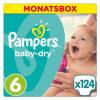 Pampers Baby Dry Nummer 6 124 stück