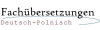 Fachübersetzungen Deutsch-Polnisch