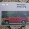 Betriebsanleitung VW 1303 Käfer Cabriolet 1978