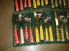 NAJ-OLEARI Picknick-Besteckset Besteck Set - Kunststoff + Metall - 8 Personen