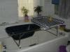 banewanne wickeltisch 2 hochstühle laufgitter wippe babygym...kinderwagen hartan