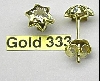 GOLDSTERNOHRSTECKER,  GOLD 333