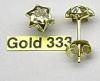 GOLDSTERNOHRSTECKER,  GOLD 333