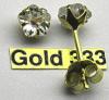 DIADEMGOLD-OHRSTECKER, nur 9, 67