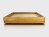 REINER BETT DOPPELBETT HOTELBETT GÄSTEBETT EICHENBETT MASSIVHOLZ 200x200x38cm