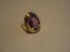 Damen Ring 585 Gelb Gold massiv ,  Amethyst