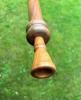 Alphorn,  2- teilig in F,  1. Hand,  aus massivem Nussbaumholz,  Einzelstück,  siehe 