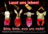 DEMO: Menschen,  esst kein Fleisch!