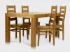 NIKO EICHENTISCH ESSTISCH LACKIERT TISCHBEINE MASSIVHOLZ HOLZ 140-180x90x78cm