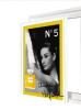 AUDREY HEPBURN auf Textil im Keilrahmen! Signierte Wanddeko. Chanel No. 5. Wands