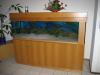 Unterschrank und Abdeckung mit Aquarium